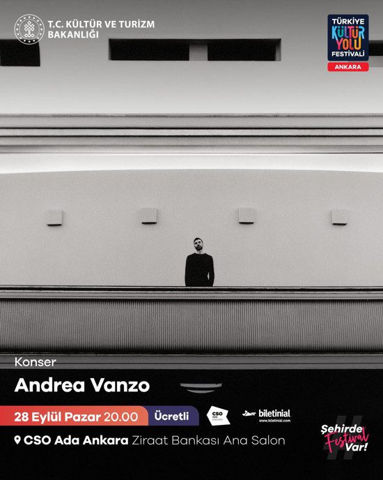 Andrea Vanzo ile Türkiye Kültür Yolu Festivali’nde Post-Minimalist Sesler ve Yeni Albüm Heyecanı