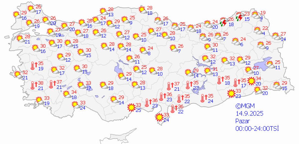 Doğu Karadeniz'de Yağış ve Kuvvetli Rüzgar Uyarısı - Yaz Sıcaklığı Yüzünü Gördü