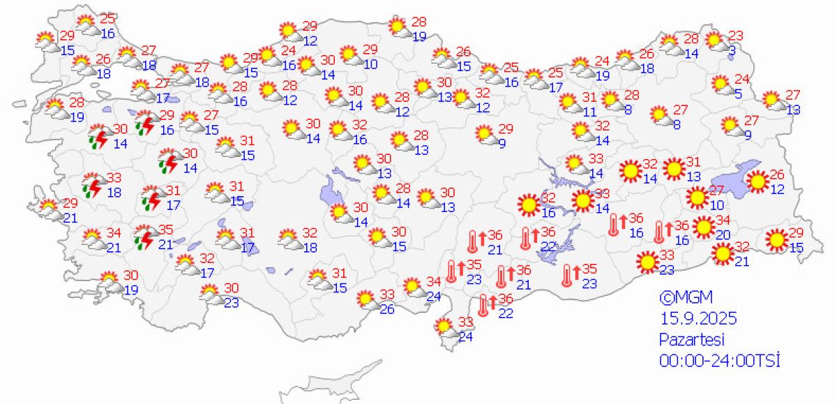 Doğu Karadeniz'de Yağış ve Kuvvetli Rüzgar Uyarısı - Yaz Sıcaklığı Yüzünü Gördü