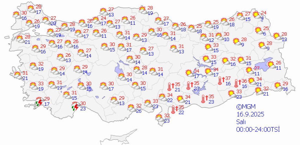 Doğu Karadeniz'de Yağış ve Kuvvetli Rüzgar Uyarısı - Yaz Sıcaklığı Yüzünü Gördü
